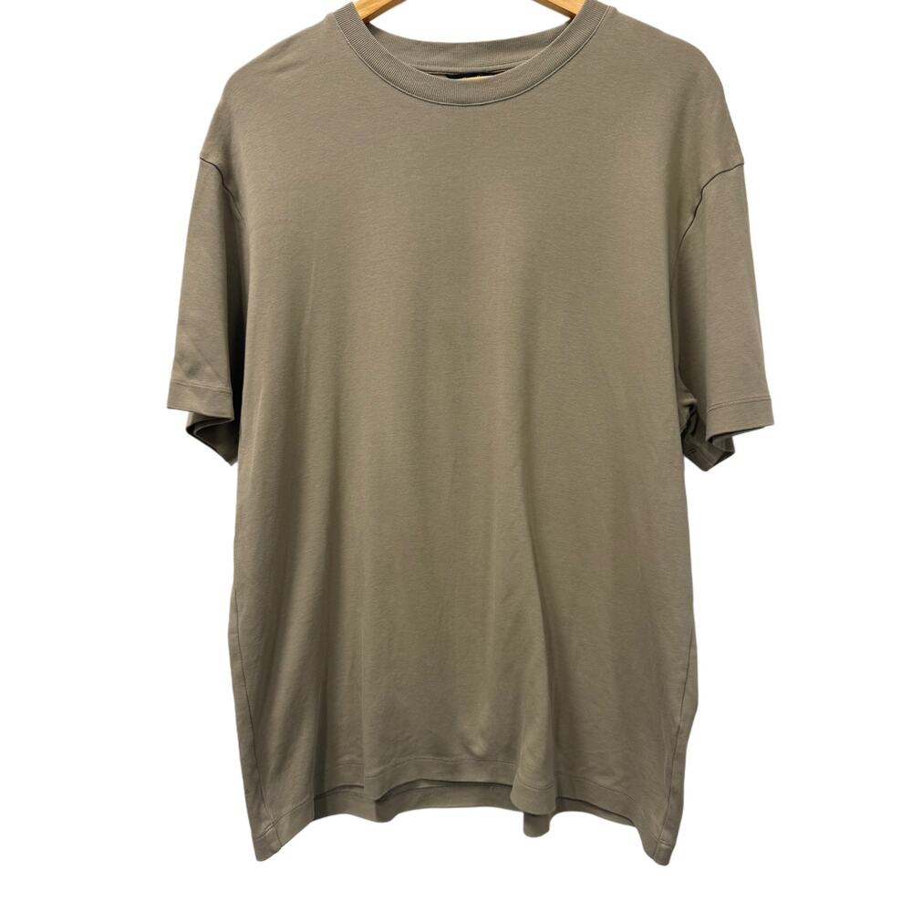 Massimo Dutti Men's Taupe 100% Cotton Shirt in Size XL